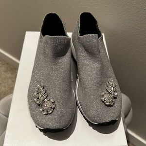 JIMMY CHOO RHINESTONE SNEAKERS